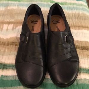 Navy Clark shoes
